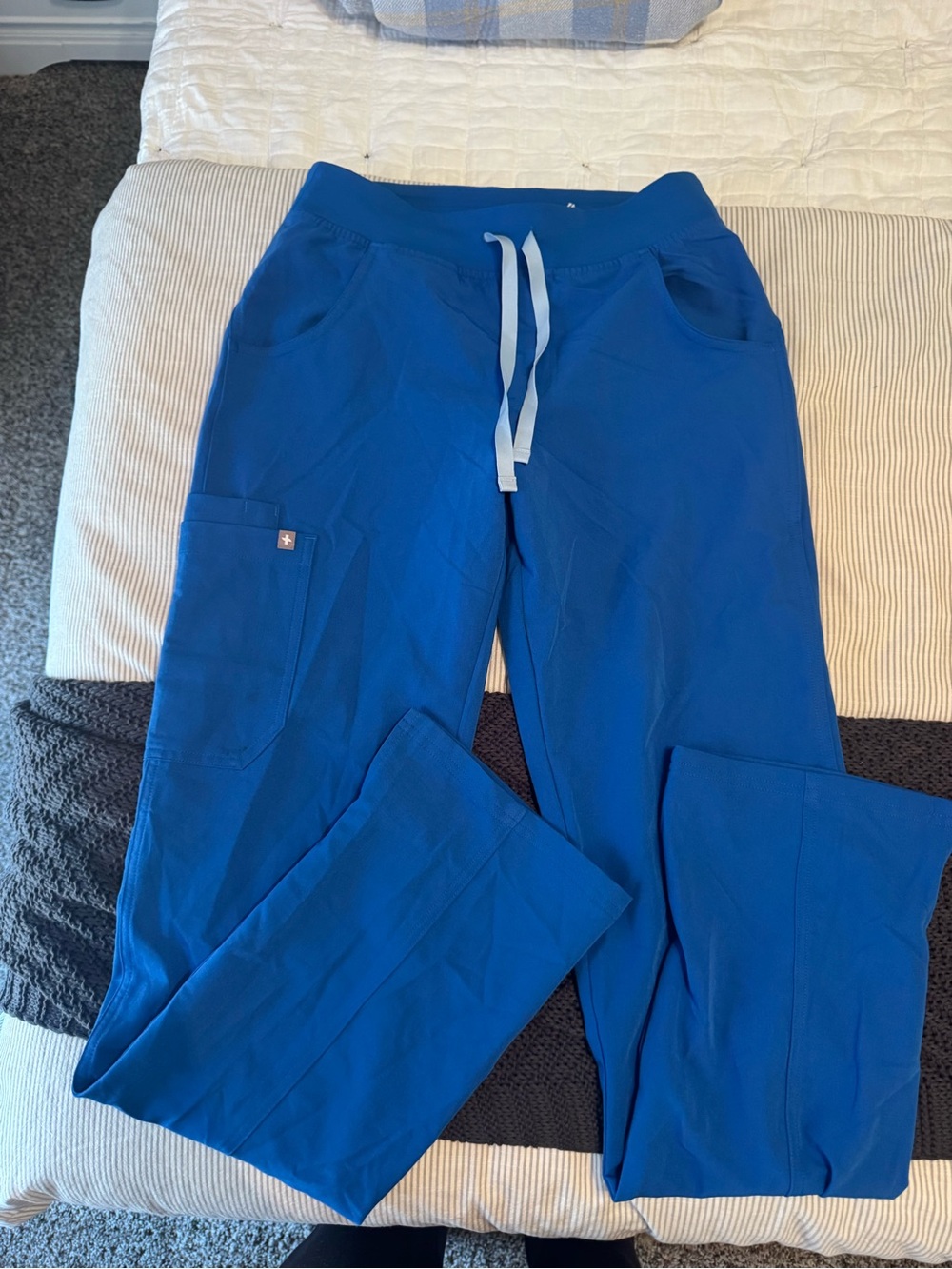 Women’s royal blue Figs pants